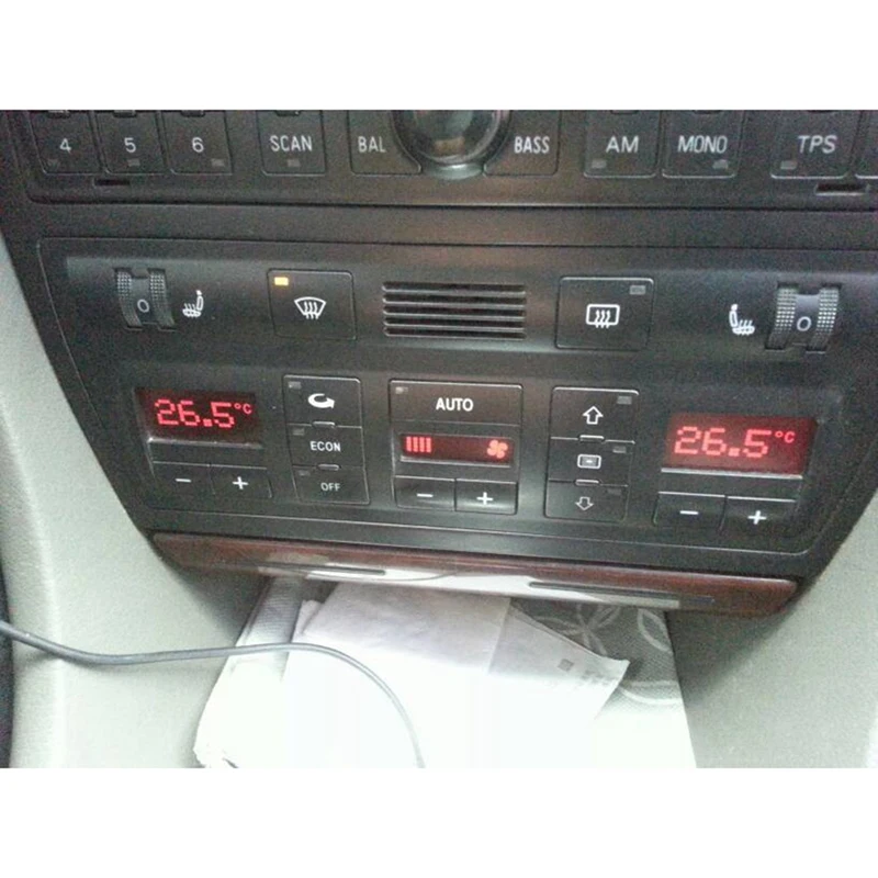 Pop 2PcsCar LCD Display Screen Air Conditioning Pixel Repair For-Audi A6 (4F) / Q7 (4L) 2005-2012