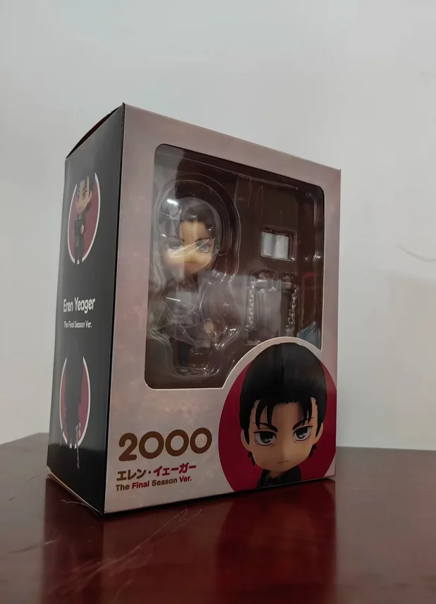 ⁦مجسم أنمي هجوم العمالقة إيرين ييغر 10 سم | Attack on Titan Eren Yeager Action Figure 10cm⁩ - الصورة ⁦2⁩