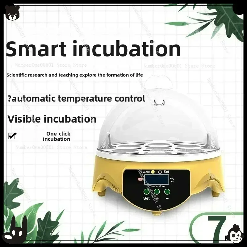 

Mini 7 bird egg farm incubation equipment, quail incubator, small pigeon egg incubator incubator