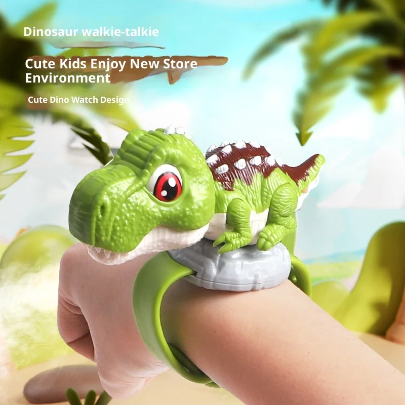 Walkie Talkie de dinosaurio para amigo, juguete de muñeca portátil con diseño de tiranosaurio para jugar al aire libre, el mejor regalo para amigos