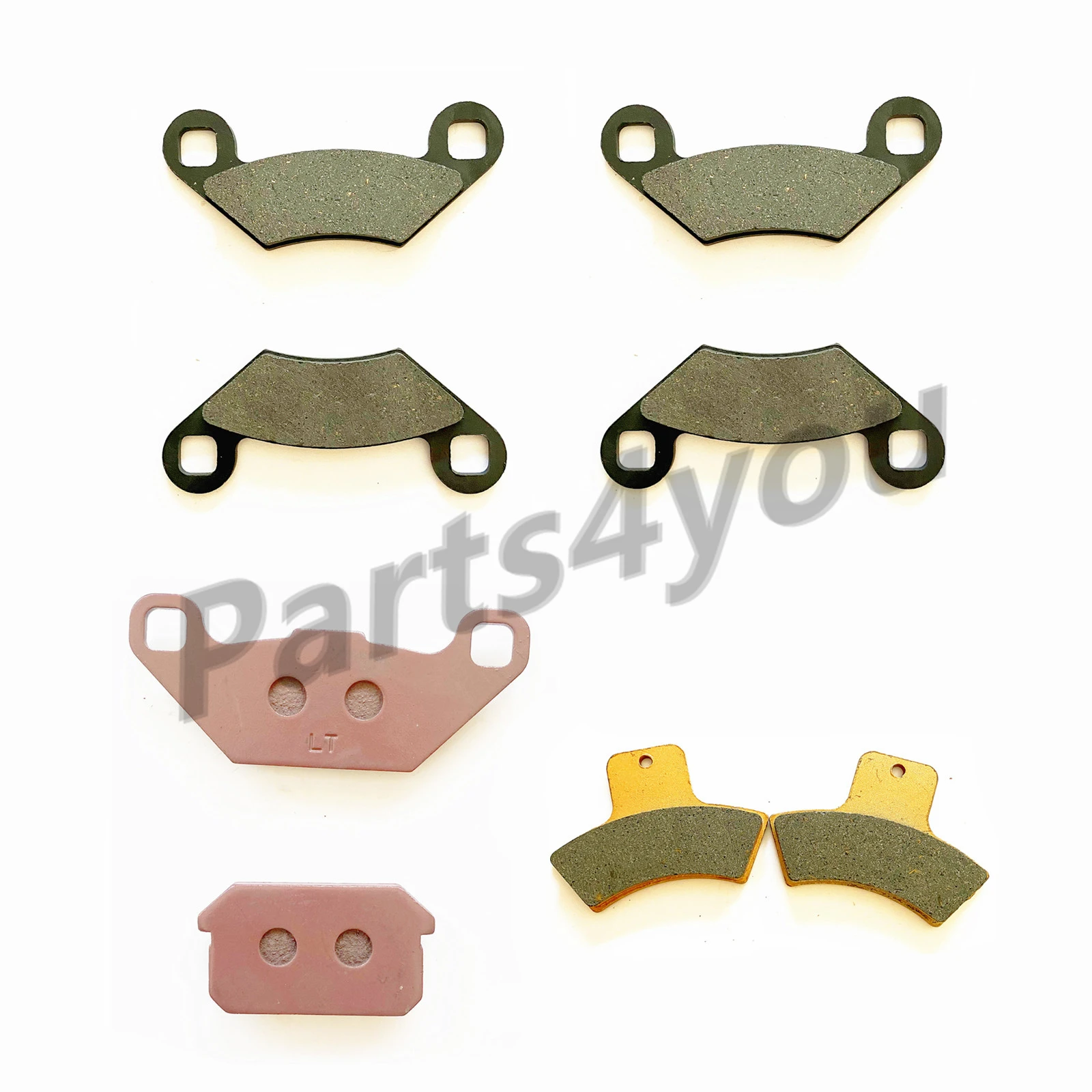 

Front and Rear Brake Pad Kit For Linhai 260 300 400 500 ATV UTV LH260 LH300 LH400 LH500 LH520 4X4 BIG HORN 22245 22111 32176f