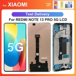 For Xiaomi Redmi Note 13 Pro 5G 6.67''For  Redmi Note13Pro 2312DRA50C LCD Display Touch Screen Digitizer Assembly Replacement