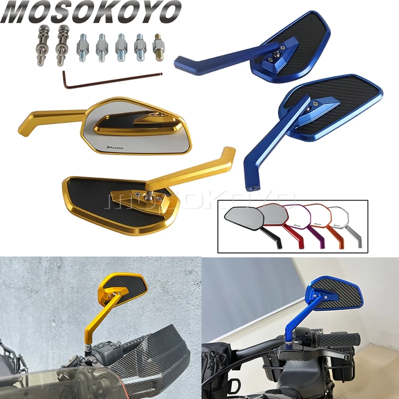 Motorcycle Rearview Mirrors For Harley Softail Low Rider ST FXLRST Fat Bob Pan America 1250 RA1250 Sportster Mirror Rear View