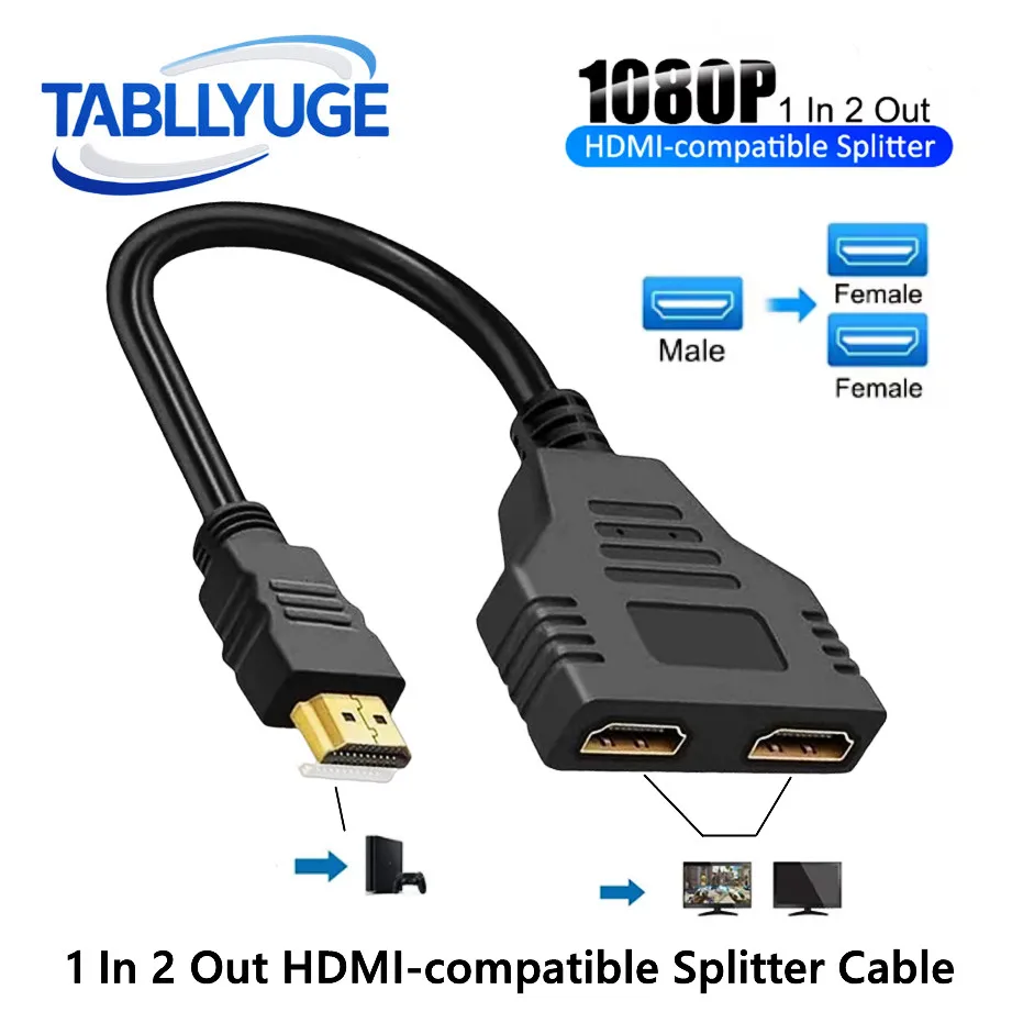 1 In 2 Out Hdmi-Com…