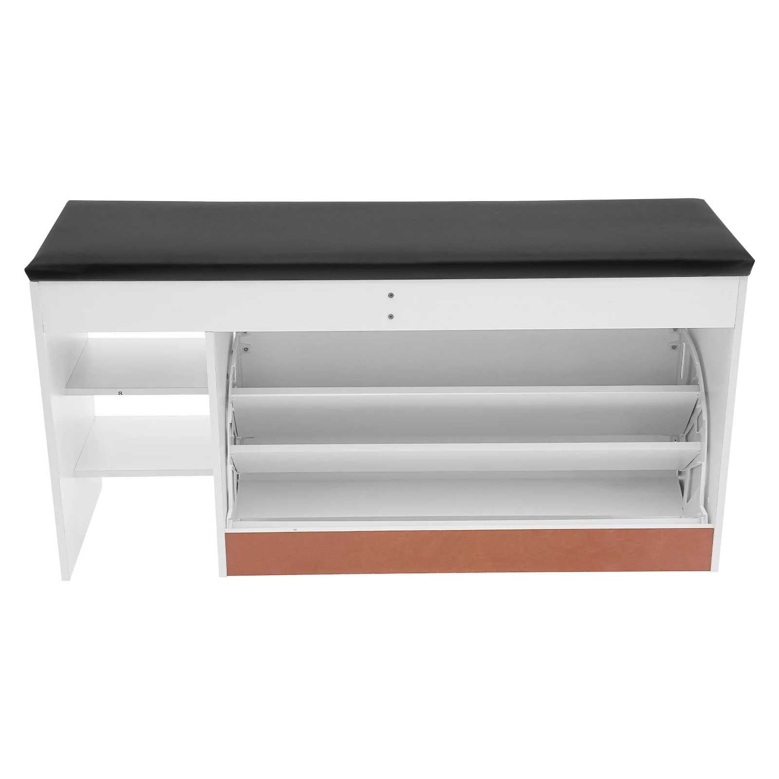 

Warm White Shoe Bench Foldable Shoe Storage Bench with Seat Shoe Bench For Entrance Living Room Bedroom Entrance