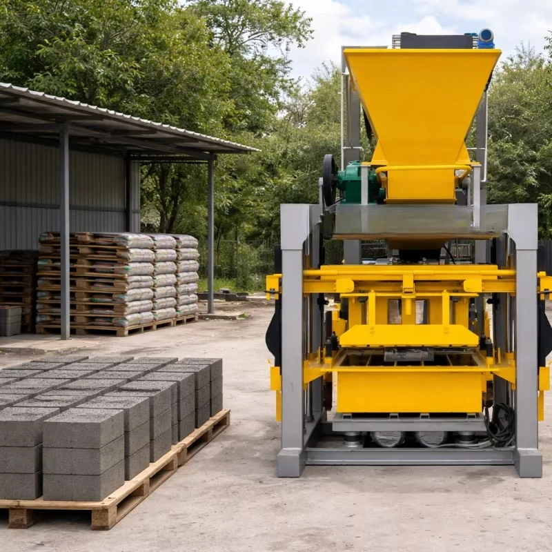 ZCJK Wholesale Semi Automatic Concrete Brick Forming Machine Mini Hollow Block Making Machine for Small Construction Plant