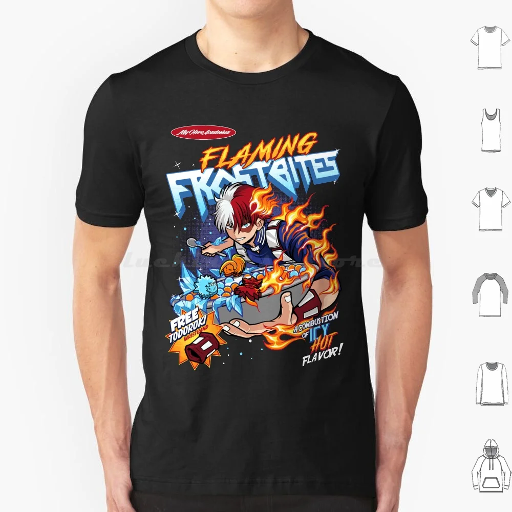 Todoroki Frostbites llameantes ( ) | Camiseta de regalo perfecto, camiseta fresca de algodón 6xl, Shoto Todoroki Boku No Hero Academia, Anime japonés