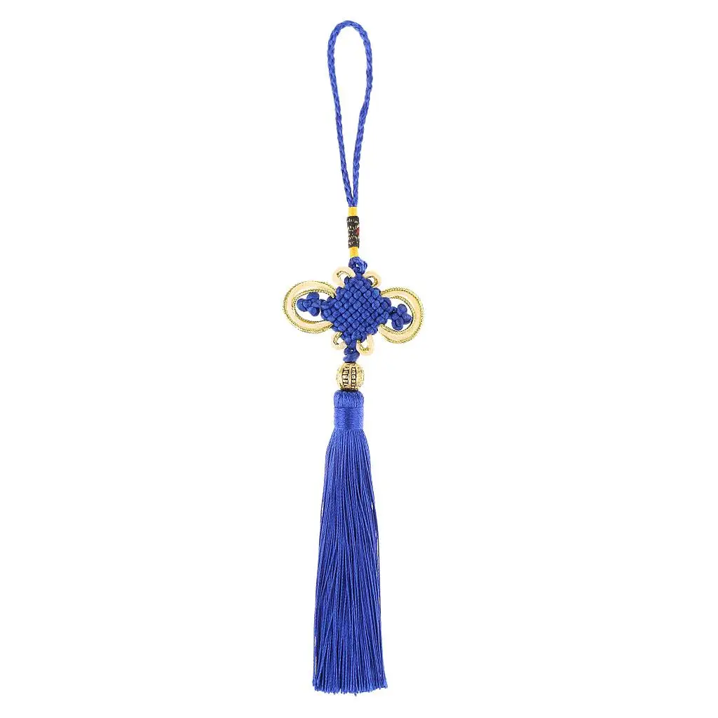 Chinese Knot Home Decor Crafts Lucky Wealth Hanging Ornament Nylon Handmade for Living Room Wedding Gift