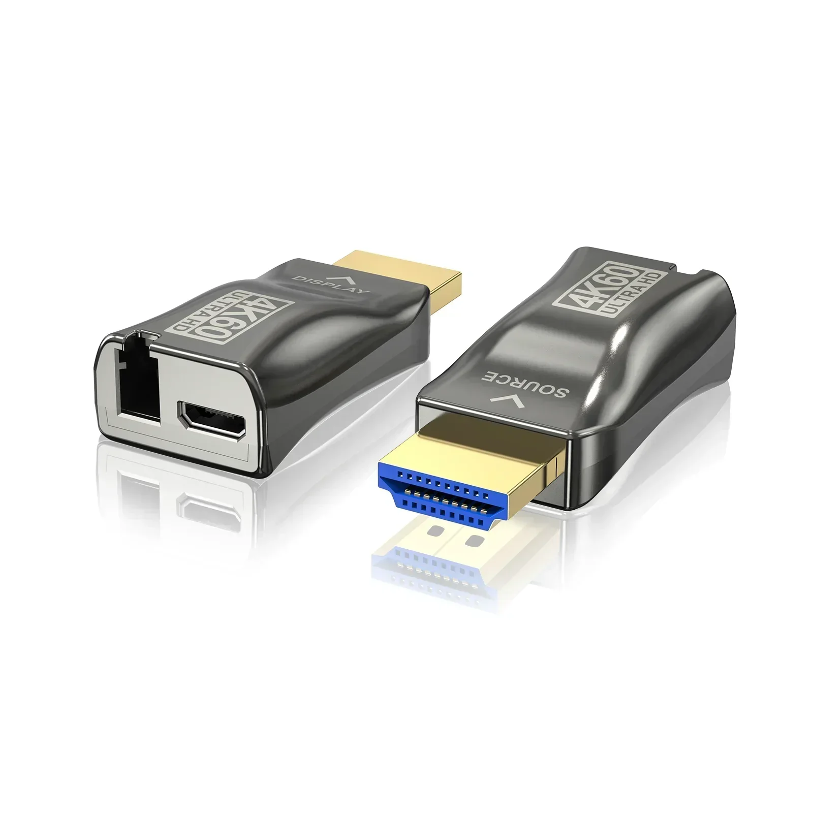 In stock New 300m 4K 60HZ Fiber HDMI Transmitter and Receiver, MT-VIKI HDMI Extender Over Fiber Optic