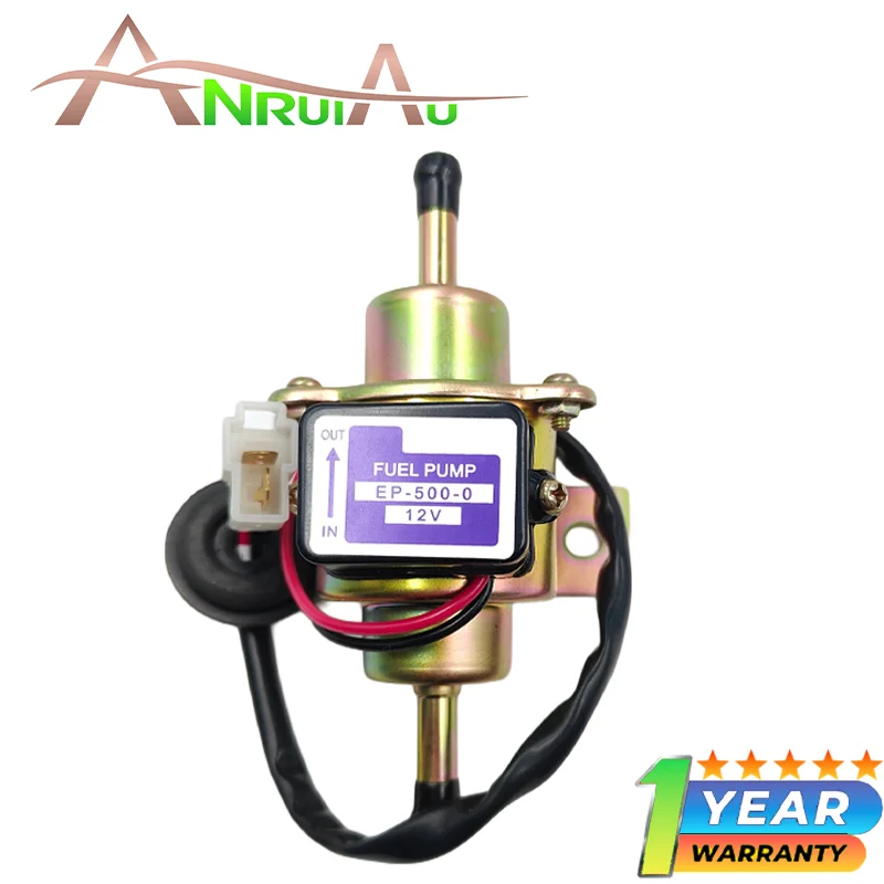 New EP-500-0 12V Fuel pump 12585-52031 for Yanmar Cub Cadet Engine Kubota - B6000DT B6000E G5200H Mower G6200H Mower  KH-51H