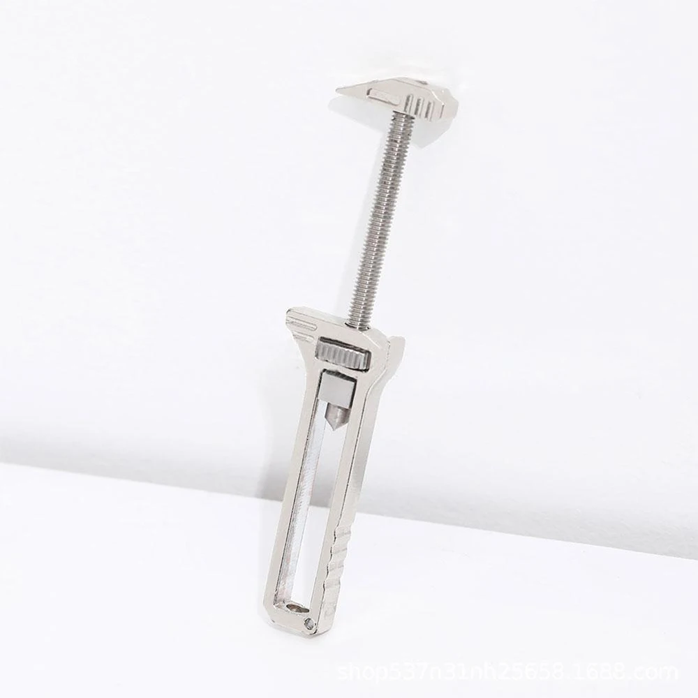 1PC Mini Wrench Pocket Portable Multitool Tool Outdoor Camping Compact Titanium Alloy Bottle Opener Keychain Caliper Nail Puller