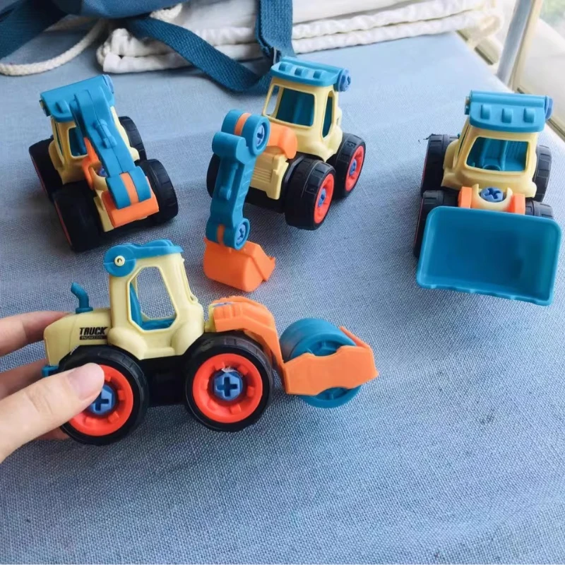 

Детские отвертки для разборки грузовиков-грузовик/экскаватор/бульдозер с настоящими гайками, разработка мелкого двигателя и логики