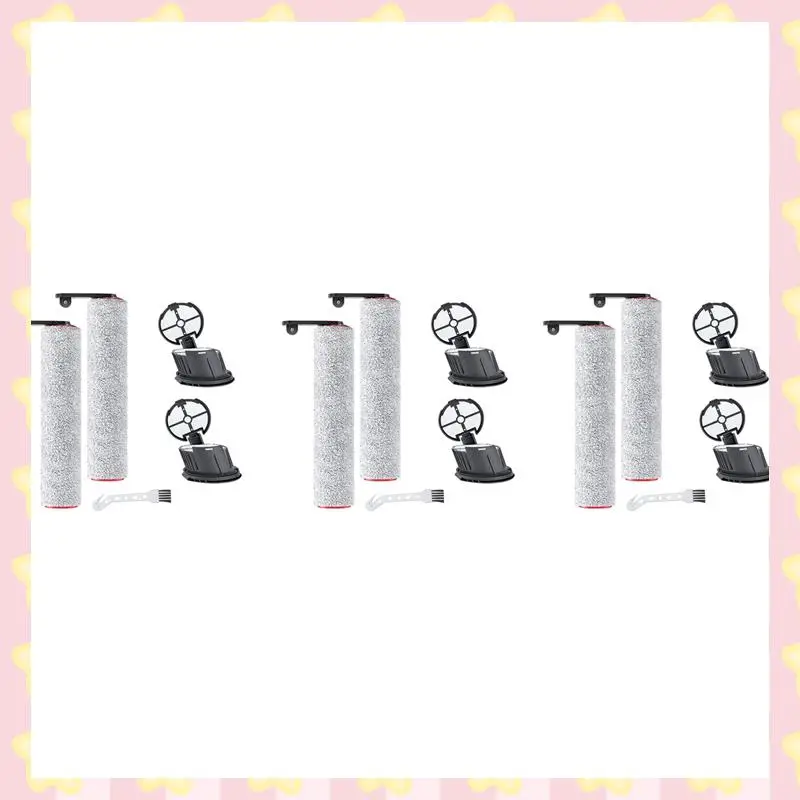 

AB51 3 Set For Dreame H14 Pro / H20 Ultra/H30 Ultra H13 Pro Floor Scrubber Vacuum Cleaner Roller Brush Hepa Filters