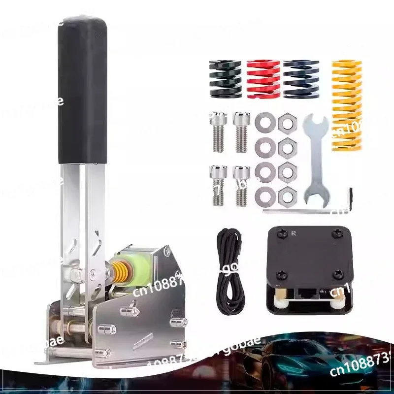 USB free drive computer version, handbrake drift game steering wheel load cell, universal racing emulator pressure