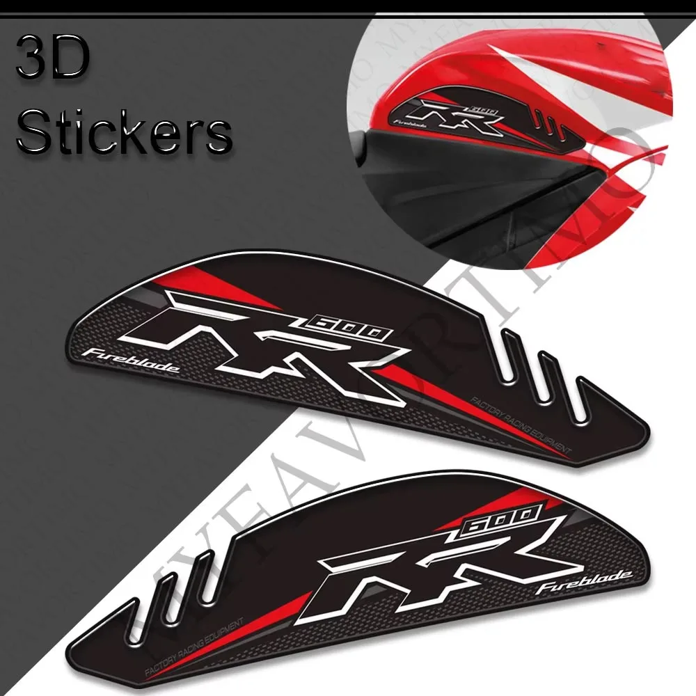 

For Honda CBR 600RR CBR600RR HRC Fireblade Motorcycle Protector Tank Pad Side Grips Gas Fuel Kit Knee Stickers Decals 2007-2012