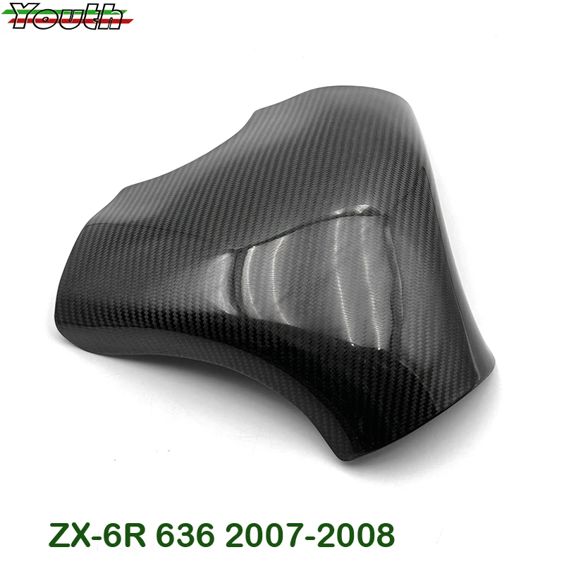 For Kawasaki ZX-6R 636 Ninja ZX6R ZX 6R 636 2007-2008 Motorcycle Decal Carbon Fiber Gas Fuel Tank Protector Pad Cover