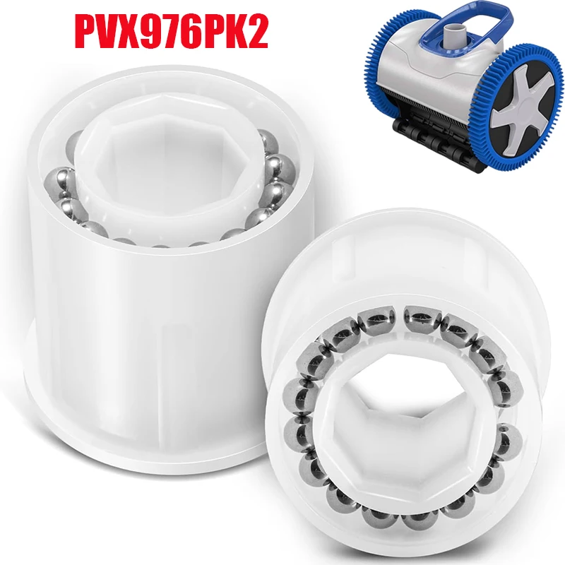 PVX976PK2 Poolreiniger-Radlager (2er-Pack), Ersatz für Hayward AquaNaut, Phoenix & Poolvergnuegen Saugpoolreiniger