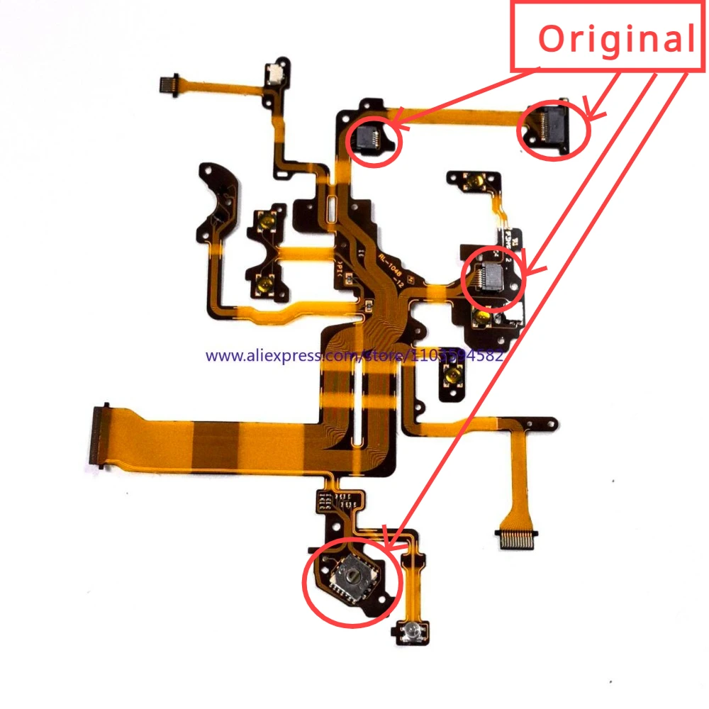 Original parts Top Cover Mode Dial Button Flex Cable W Full IC For Sony ILCE-7RM2 A7II A7S II A7R II A7M2 A7RM2 A7M2 A7R2 A7S2