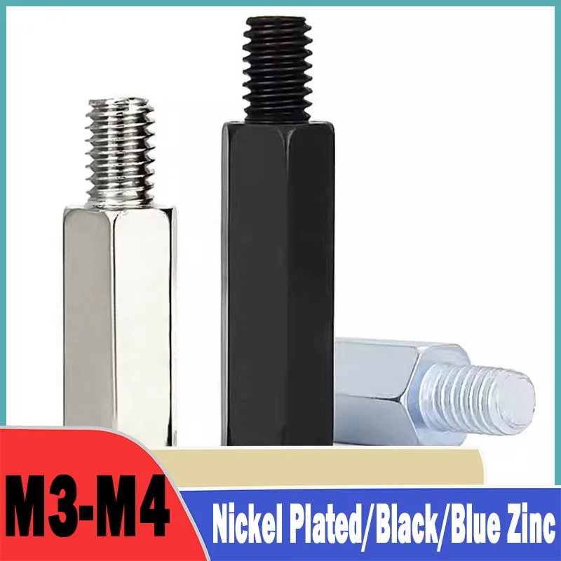 5~50Pcs M3 M4 Hex Male Female Standoff Board Rack Stud Hexagon Threaded Pillar PCB Motherboard Spacer Screws