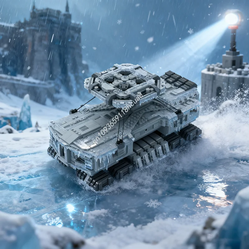 

774 шт. MOC Dune Carryall, пространственная модель, строительные блоки, строительные блоки, сделай сам, креативная идея, рождественские подарки, образовательная кирпичная игрушка для детей