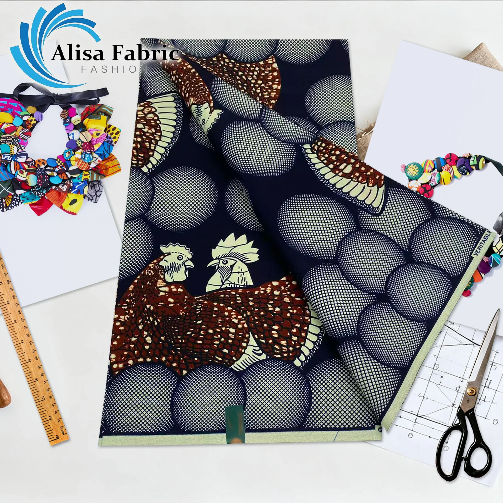 

Новый дизайн, африканская восковая ткань для платья hollandais, 6 ярдов, голландская 2026, 100% хлопок, нигерийская мода для постельных принадлежностей