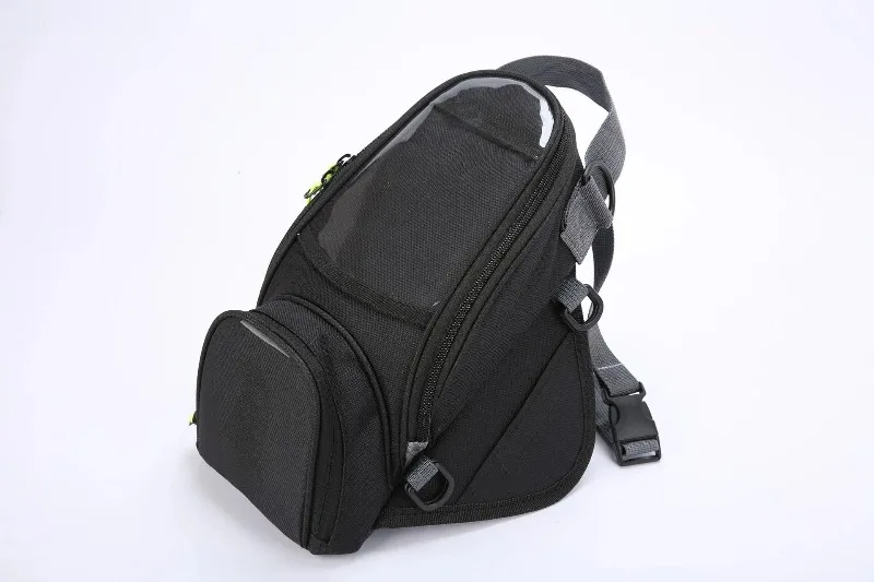 New Black Motorbike Bag Universal Strong Magnetic Navigation Fuel BagMotorcycle Tank Bag Saddle
