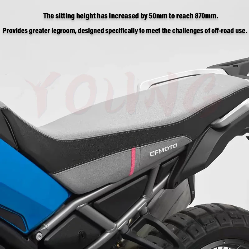 FOR CFMOTO 450MT CF450MT Motorcycle Modified Heighten Seat Cushion Original Accessories Overall Heightening 870 Seat Cushion