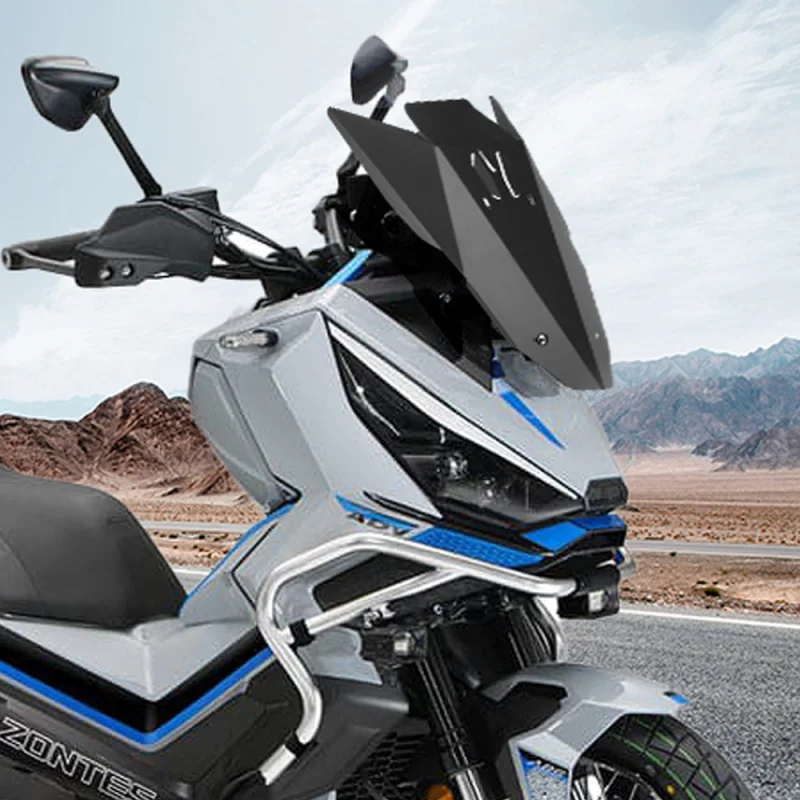 

ApplicableZONTESShengshi368GMotorcycle Accessories Front Windshield Heightened Windshield Deflector Aluminum Alloy