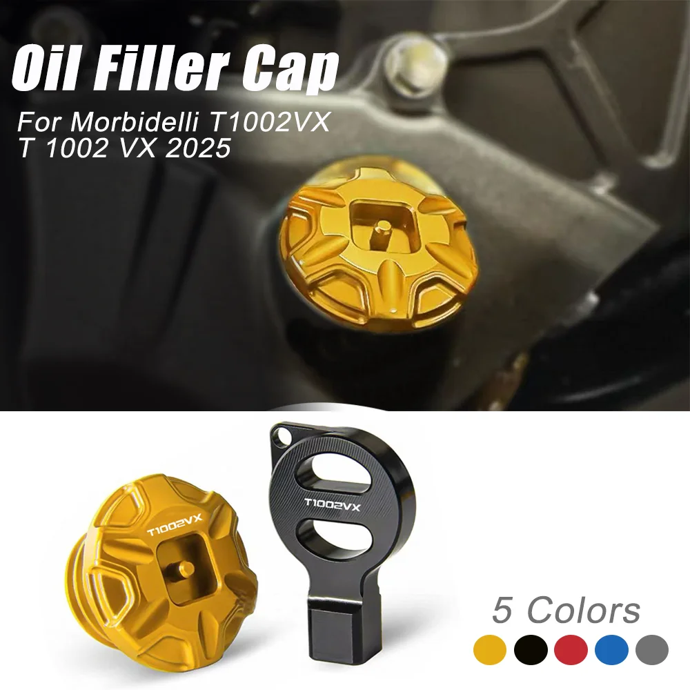 For Morbidelli T1002VX T 1002 VX 2025 Motorcycle Anti theft Oil Filler Cap Accessories Engine Oil Plug Cover