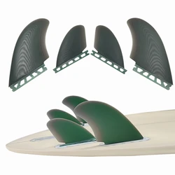 UPSURF FUTURE Fins Fiberglas Surf Quad Fins Twin Rear/Twin Keel Fins Single Tabs Surfboard Fins Stabilizer Surfing 2/4 Fins