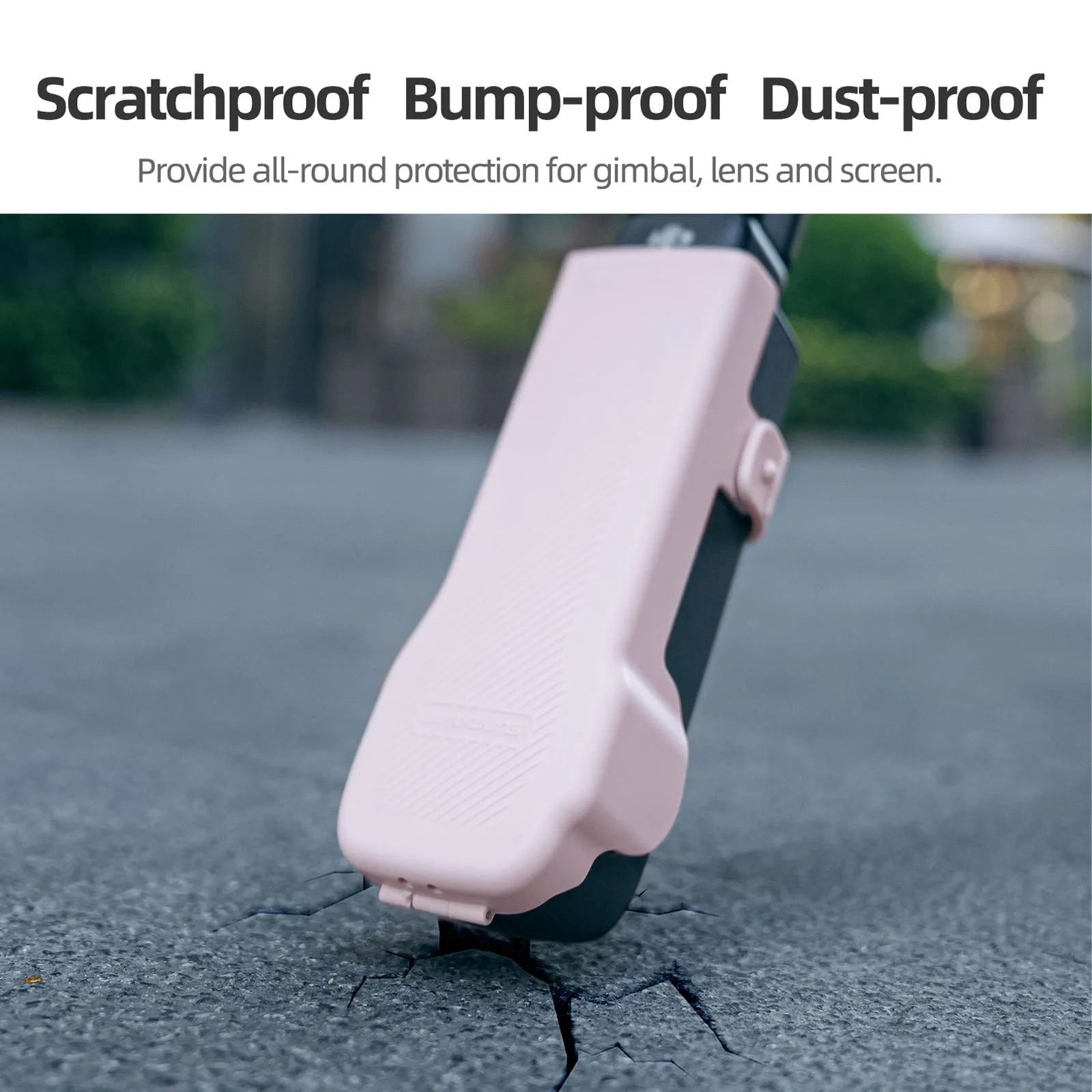 Пластиковый красочный чехол для защиты объектива камеры для DJI Osmo Pocket 3, верхняя крышка с защитой от падения и шейным ремешком для хранения фильтра