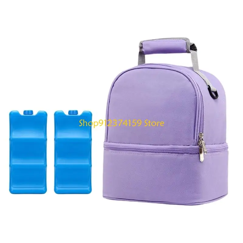 G5AE Stylish Mom Backpack for Breast Milk Preservation Portable Insulated with Ample Space Diapers Accessories Travel Friendly
