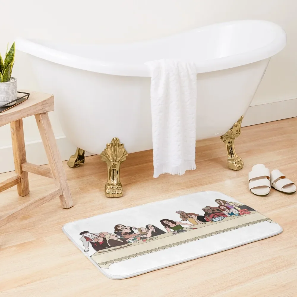 

The Last Supper of the Real Housewives Bath Mat Bathroom Deco Non-Slip Bathtub Mat