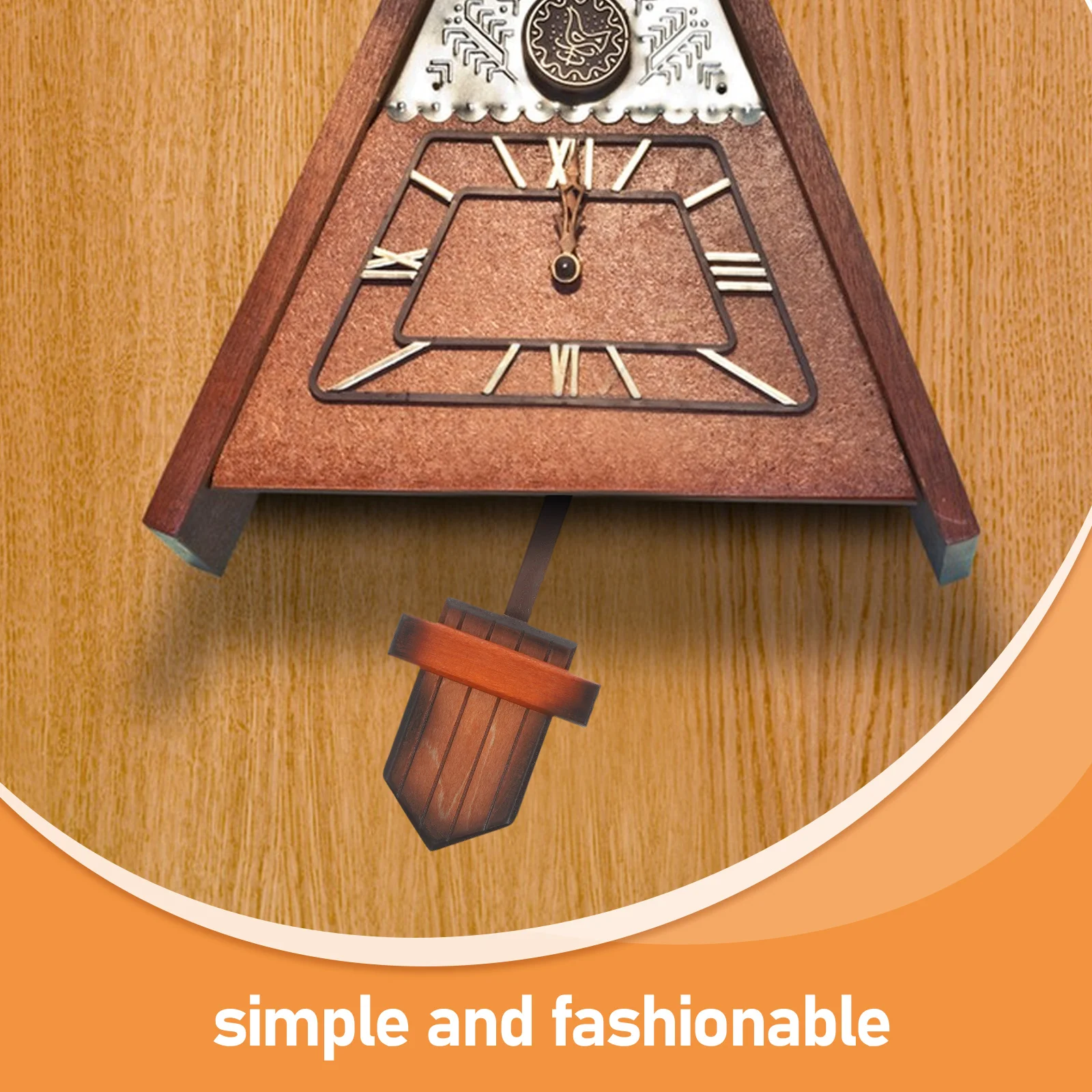 Cuckoo Pendulum Craft Clock Accessories Diy Kit Wall Wood Replacement Parts Wall Bird Sing Alarm Repair