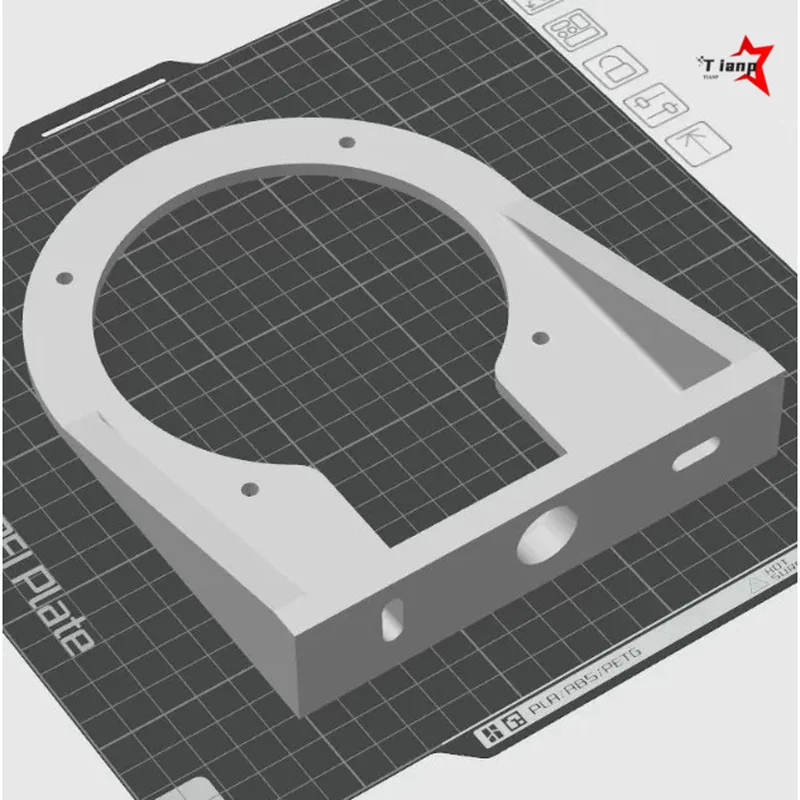 Home Network AP Wall Mount Frame for Ubiquiti UniFi U6 LR/U6 Enterprise/UAP AC HD Hollow Vent Hidden Cable Bracket