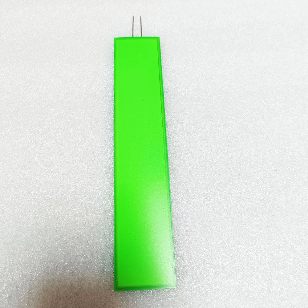 Green color 15cm x 3cm  EL Panel Electroluminescent Sheet LCD Backlight machine And Equipment EL Foil Lighting Paper