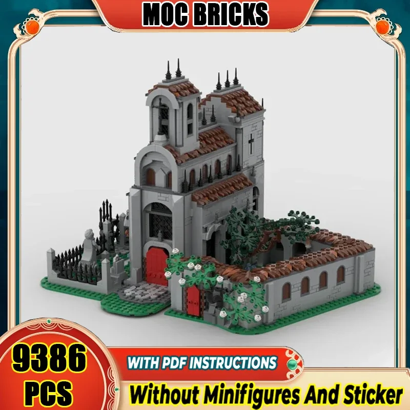 

Medieval Castle Model Moc Building Bricks Medieval Abbey Technology Modular Blocks Gifts Christmas Toys DIY Sets Assembly