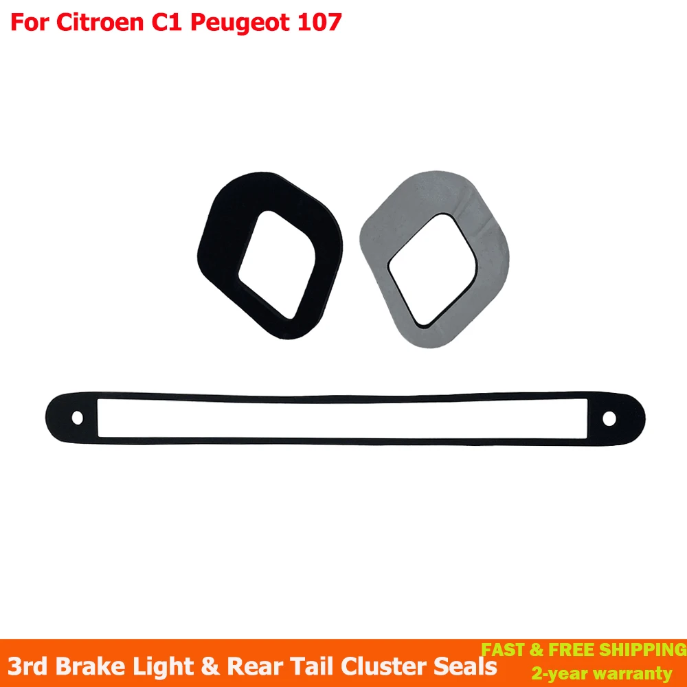 Fit สําหรับ Citroen C1 Peugeot 107 ไฟท้าย 3rd ไฟเบรคสูงอัพเกรดชุดซีลซีลรั่ว Fix Kit