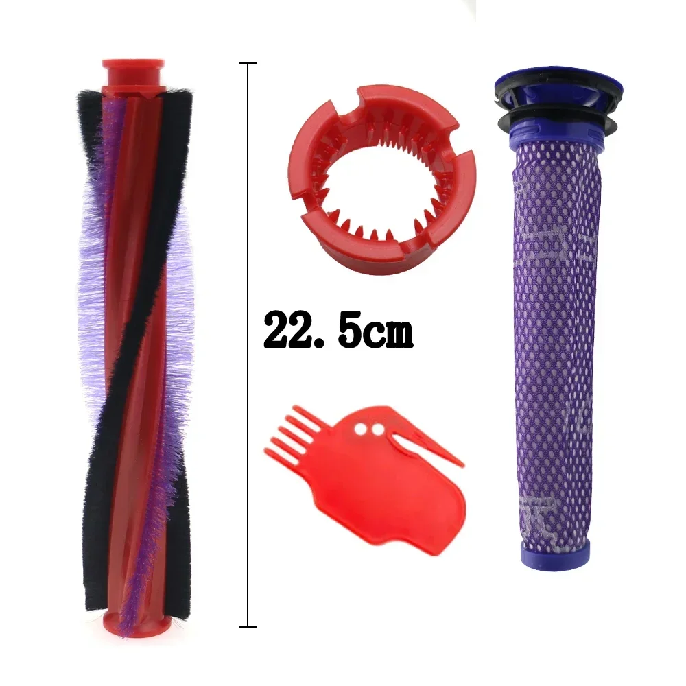 Nylon Bristle Roller and Filter Replacement Brush for Dyson V6 Brush DC59 DC62 SV073  SV03 963830-01 Motorized Floor Brush Bar