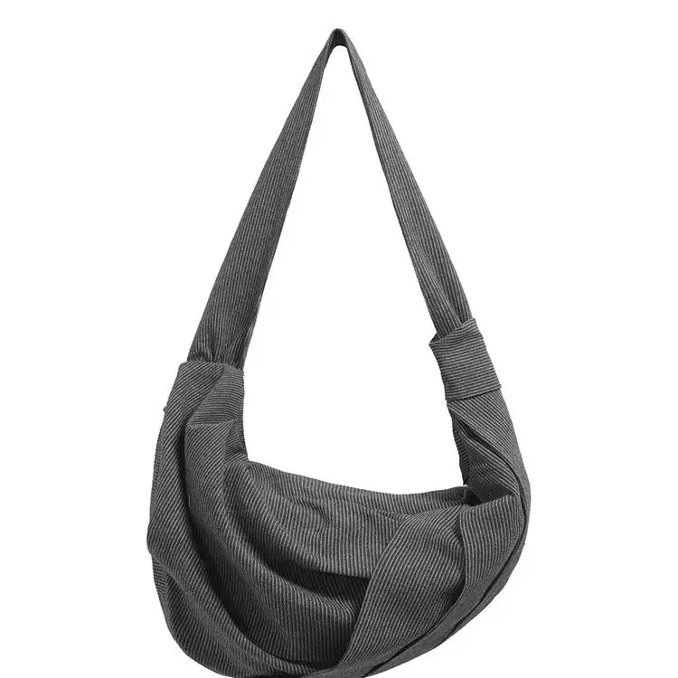 Bag Women 2026 New Fashion Stripe Misalignment Wrinkled Diagonal Cross Single Shoulder Diagonal Cross Bag