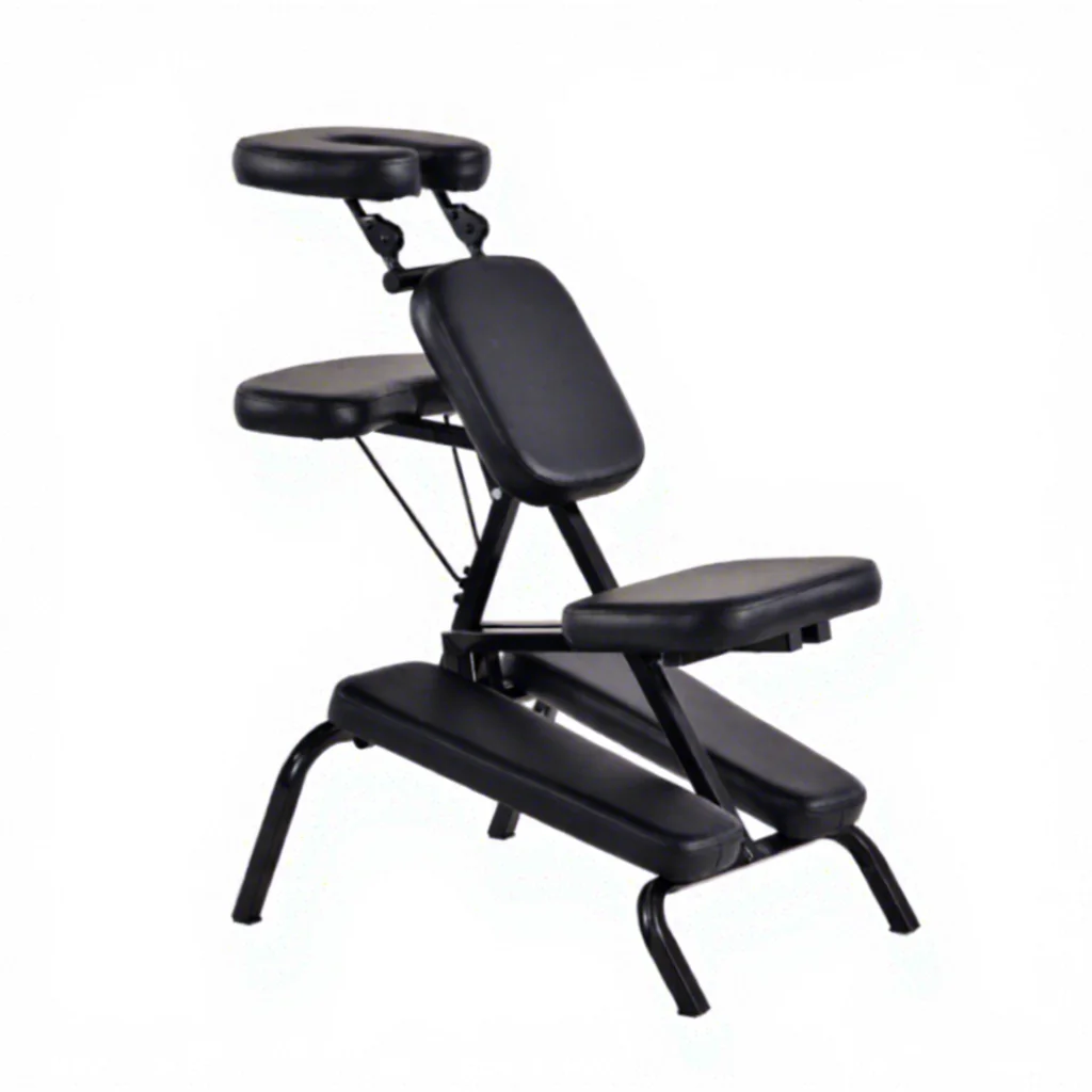 

Black Color Portable Massage Chair Foldable Tattoo Therapy Chair Spa Salon Massage Chair
