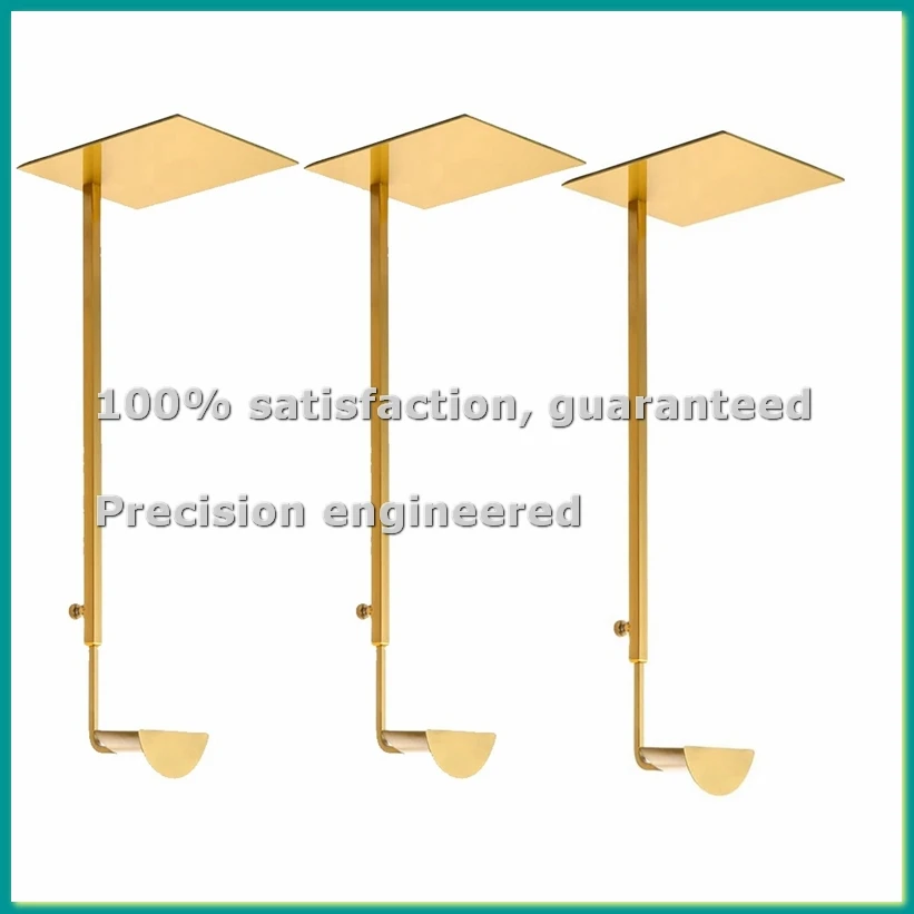 Purse Display Stands, 3 Pack Purse Display Rack Stainless Steel Handbag Display Stand Adjustable Height Gold-A46I