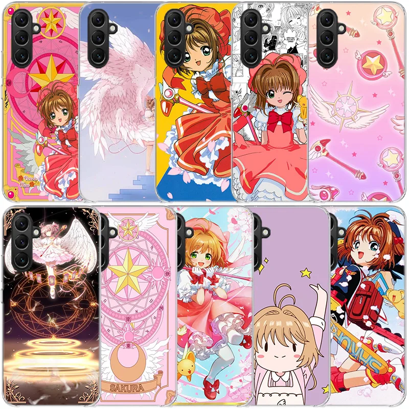 Card Captor Sakura Anime Clear Phone For Samsung Galaxy A52S A42 A32 A22 A12 A02S A70 A50 A40 A30 A20 A20E A71 A51 A41 A31 A10 A