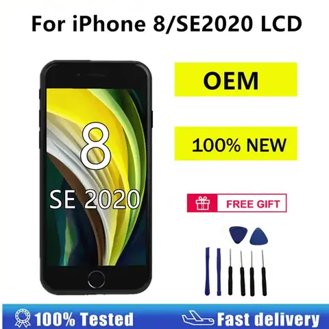 OEM For iPhone SE 2020 SE 2022 For iPhone 8 LCD Display Touch Screen Digitizer Assembly Kit A2275 A2296 A2298 A1863 A1905 A1906