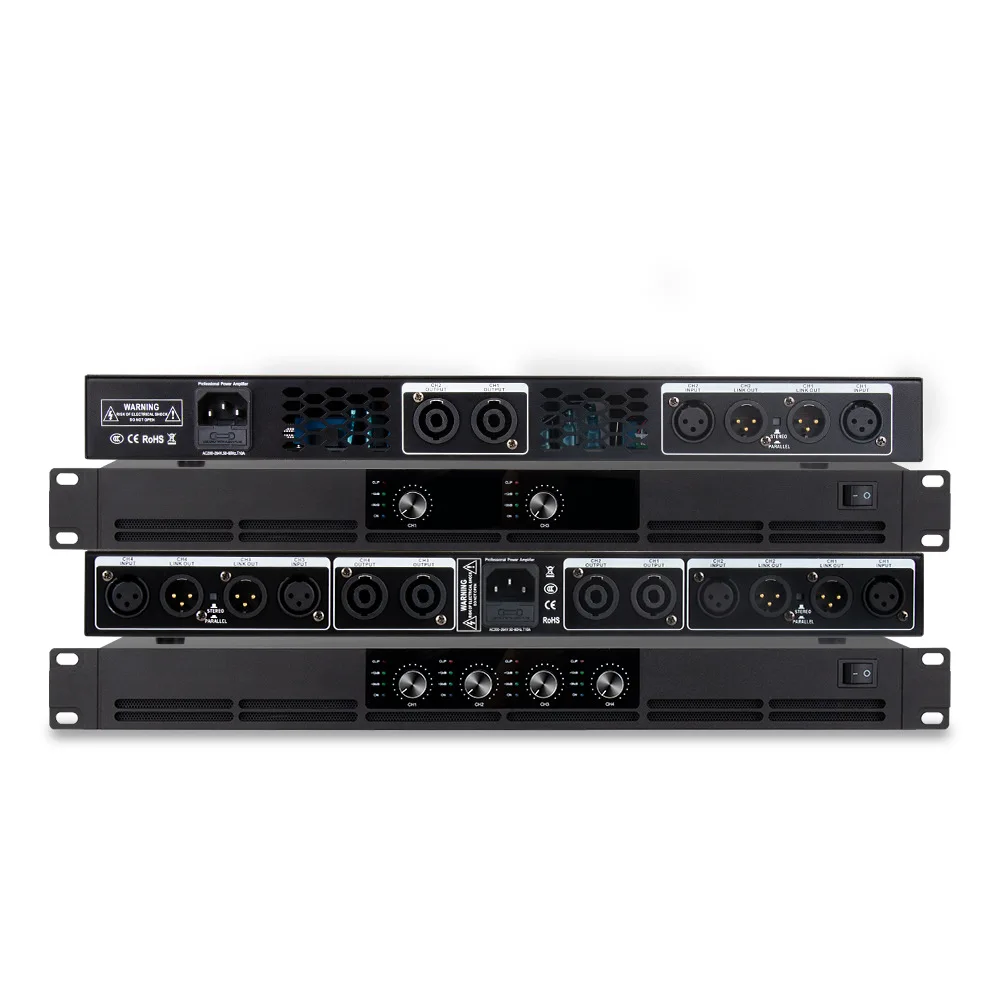 light and thin pure post-stage power amplifier, professional stage performer home KTV digital high-power amplifier