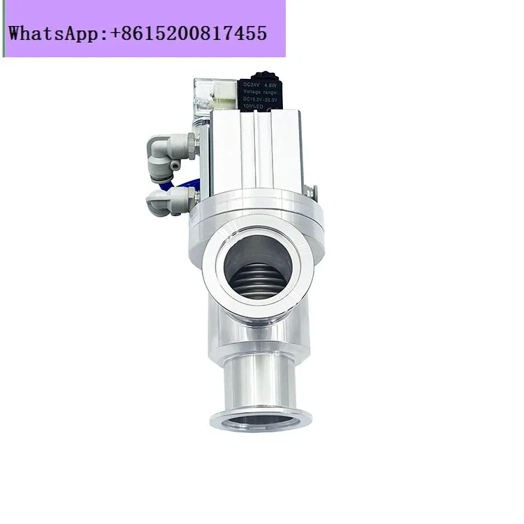 

Вакуумный пневматический клапан KF, ручной клапан из нержавеющей стали 304, 16 быстрофланцев, 25 угловой клапан