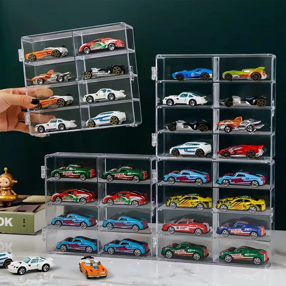 ホットウィール、トミカ ディスプレイケース（車48台付き） ホットホイール用アクリルディスプレイケース,トミカ,おもちゃの車