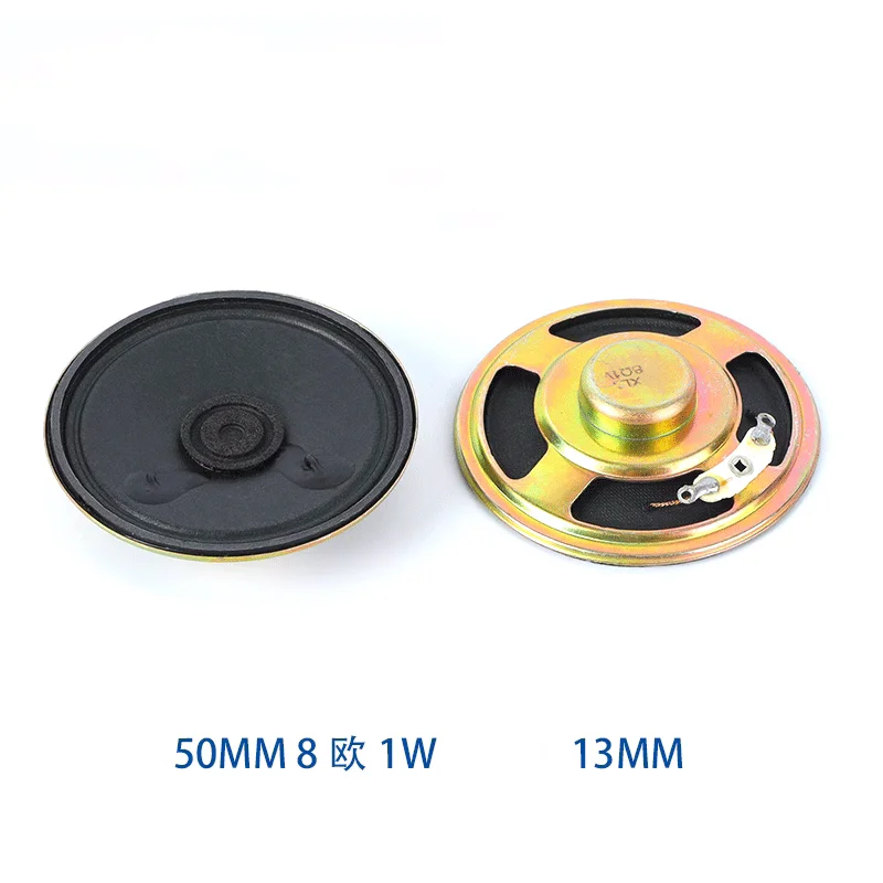 5pcs New Original Ultra-thin Mini speaker 16 ohms 8 ohms 1 watt 1W 8R Diameter 45MM 50MM 57MM 66MM 77MM LoudSpeaker