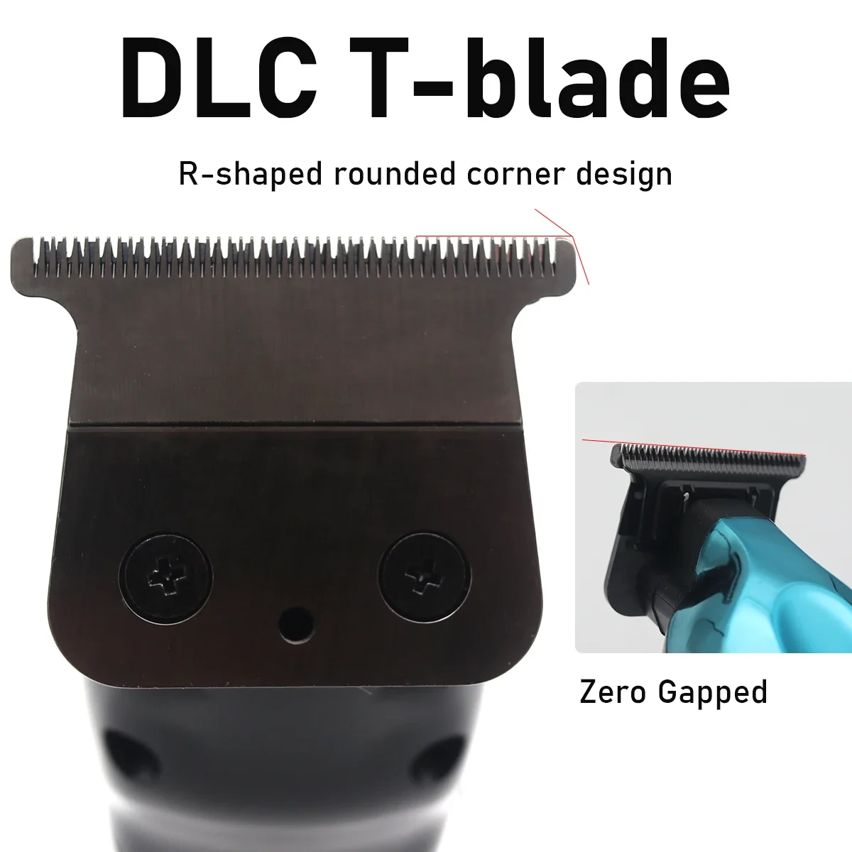 Hair Clippers Men Professional Kit with DLC Blade 7200RPM LCD Display Barber Cutting Machines Combo
