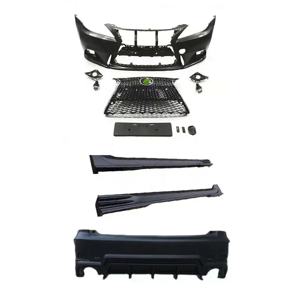 

Car Bumper For 2006-2012 Lexus is250 Old Change New For LEXUS IS250 IS300 Front Bumper Rear Bumper Side skirts material
